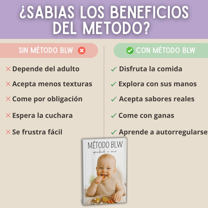 Método BLW  aprendiendo a comer — Guía completa + Recetas de regalo🎁